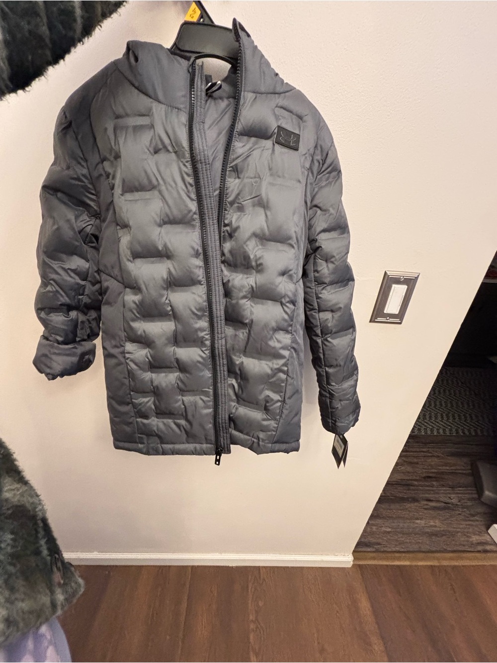 Under Armour Men's Black Quilted Insulated Puffer Jacket